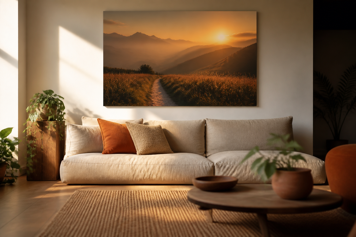Canvas Art Prints for Living Rooms: How to Choose the Perfect Focal Point