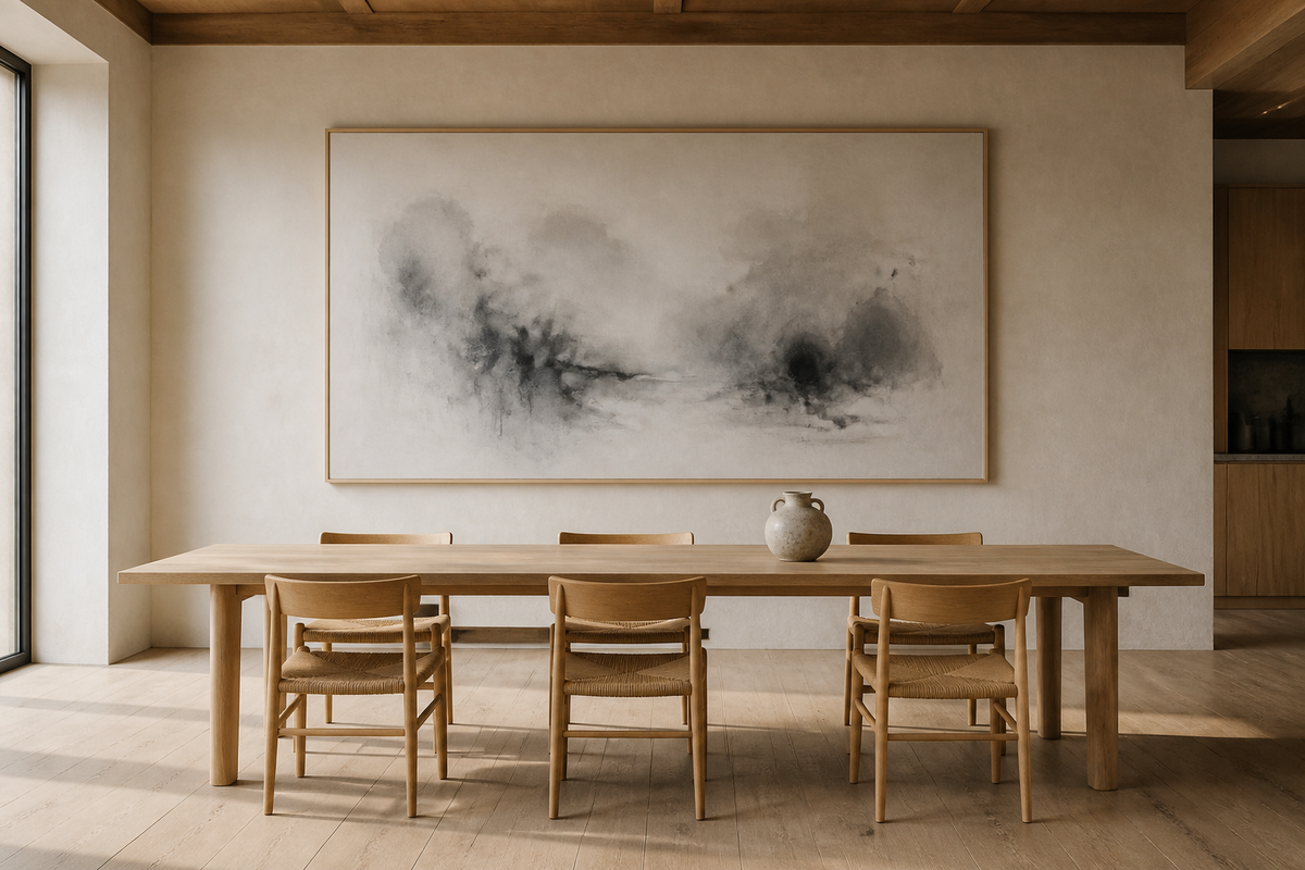 Minimalist Dining Room Wall Art: Less Is More at the Dinner Table