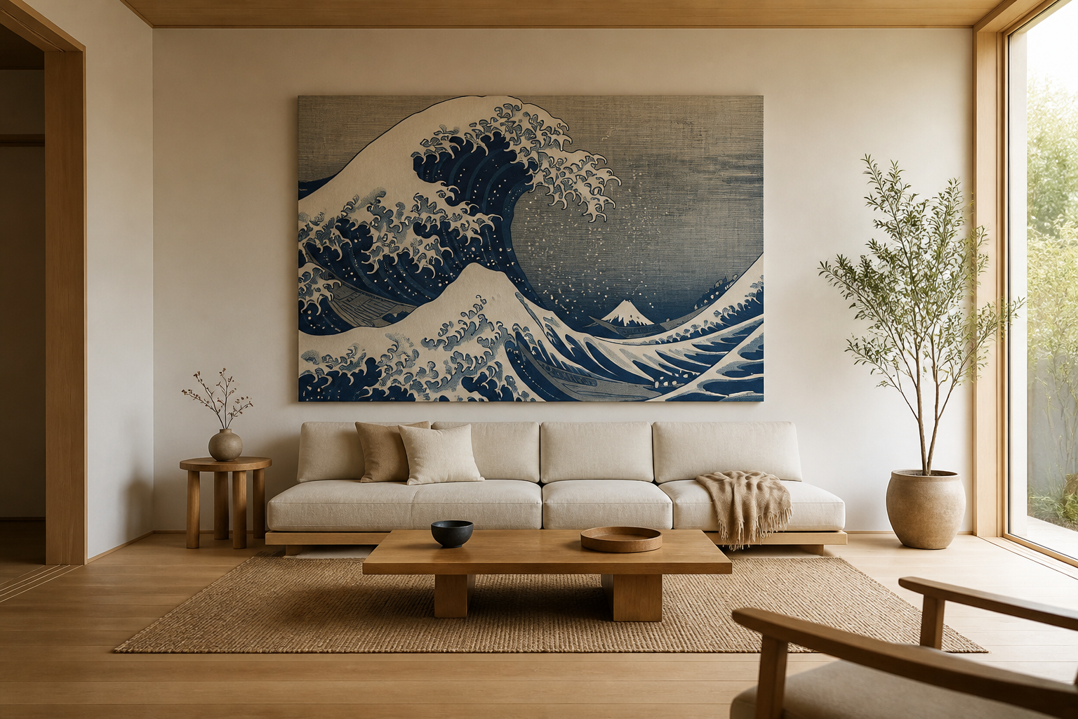 Japanese-Inspired Large Canvas Prints: The Art Styles Making a Comeback in Modern Homes