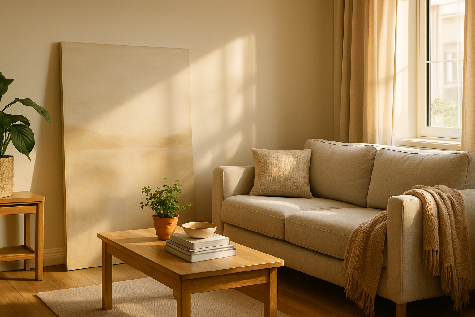 Large Canvas Prints in Rental Homes: Hanging Heavy Art Without Damaging Walls
