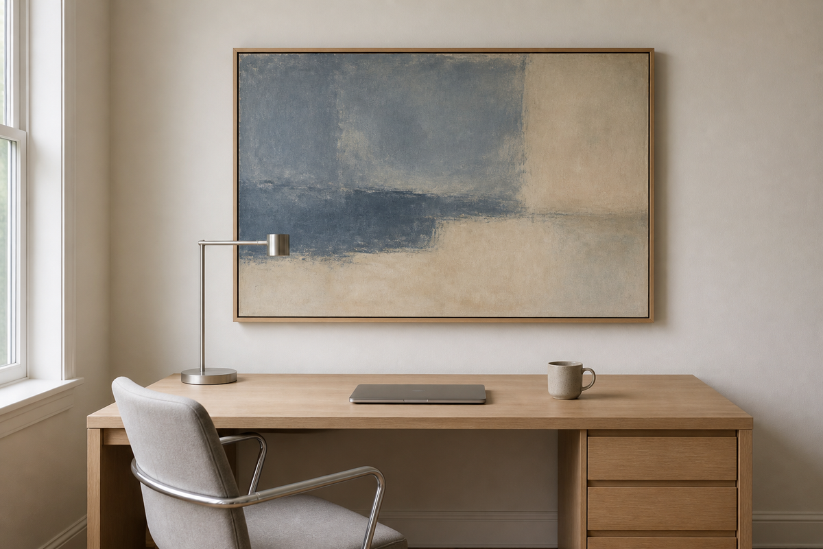 Art Above the Desk: Getting Scale, Height, and Proportion Right