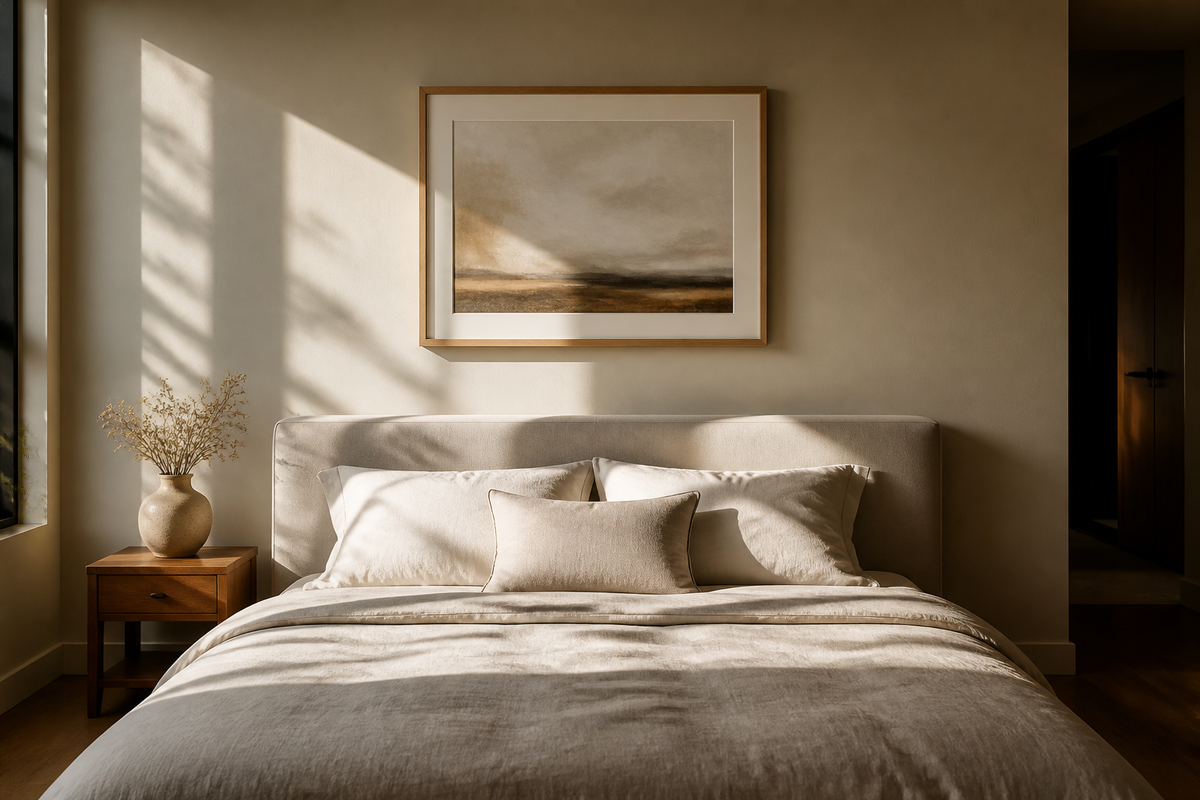 Frame It Right: How Your Frame Choice Changes Bedroom Wall Art