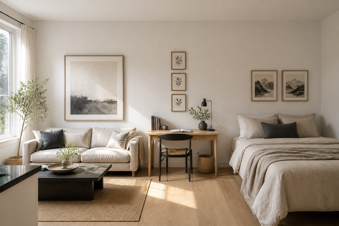 How to Use Wall Art Prints to Define Distinct Zones in a Small Apartment