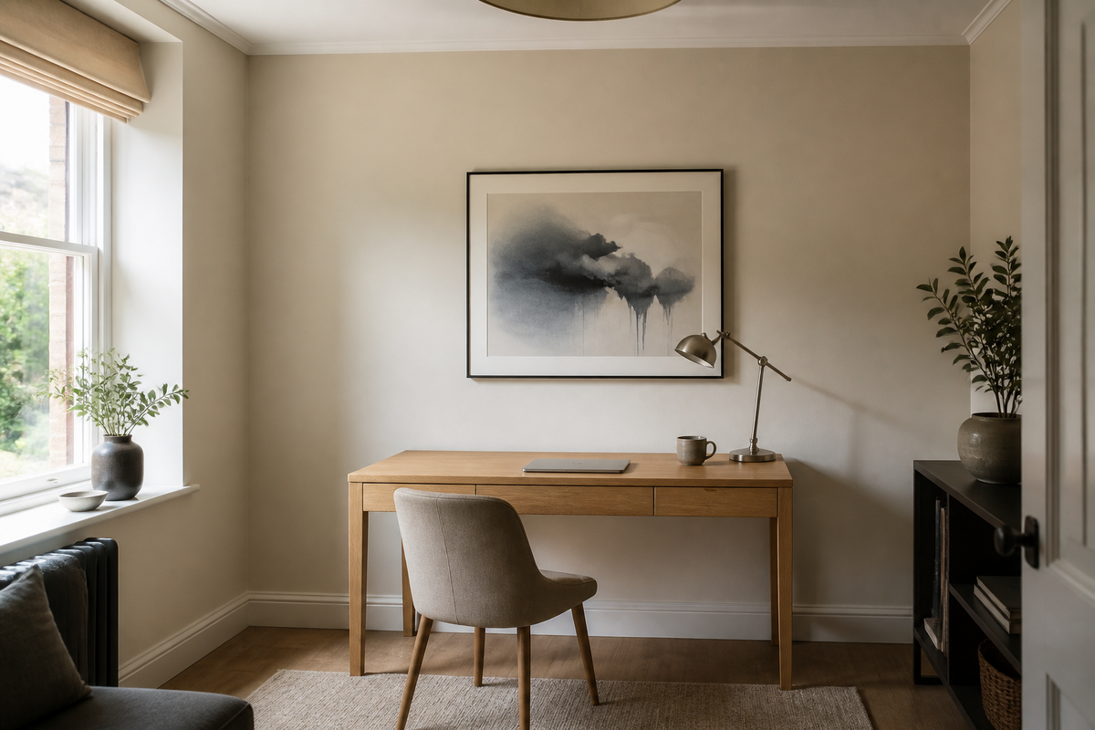 Creative Home Office Makeovers: Before and After Wall Art Transformations