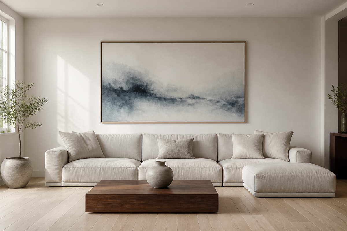 7 Ways to Style a Single Statement Wall Art Print