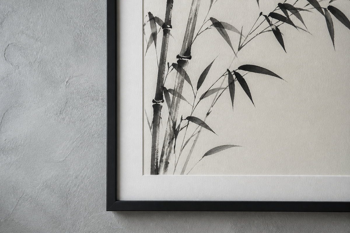 Japandi Home Decor: 8 Ways to Use Bamboo Prints in a Japandi Interior
