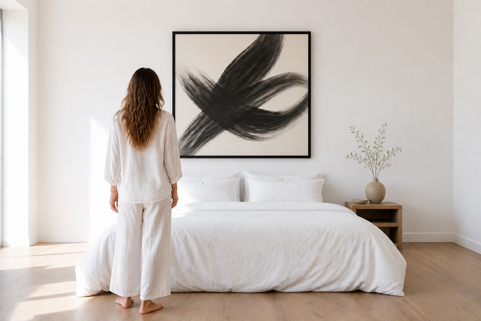 Minimalist Bedroom Wall Decor: The Case for One Perfect Piece