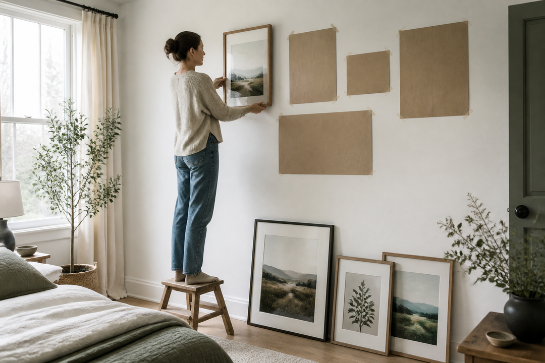 Bedroom Gallery Wall Ideas: How to Arrange Art Like a Pro