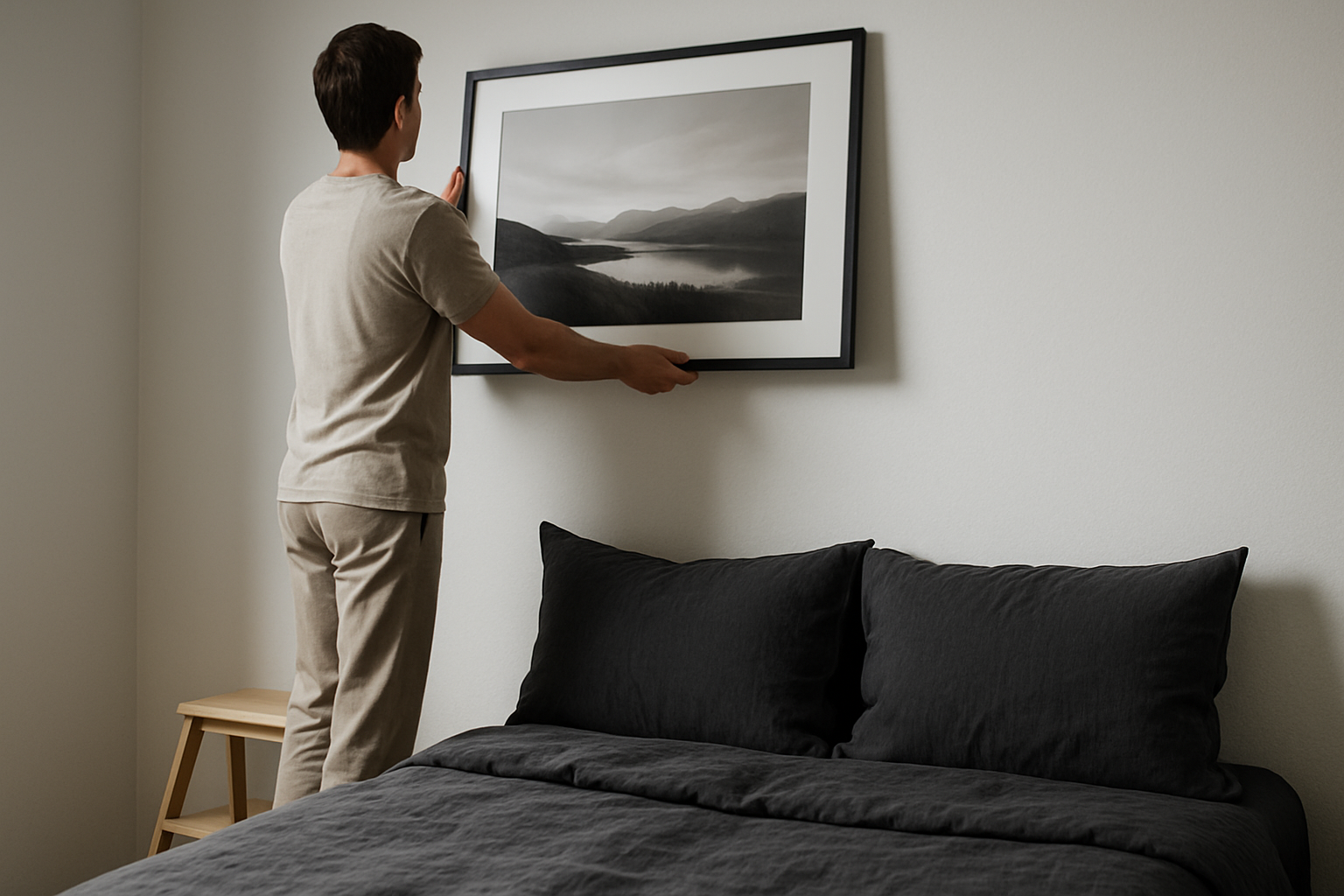 Decorating the Wall Above Your Bed: Layouts, Sizes, and Art Ideas