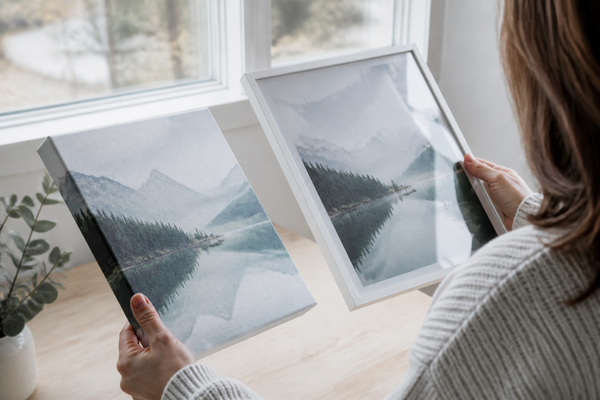 Canvas Print vs. Fine Art Paper Print: Which Is Right for Your Home?
