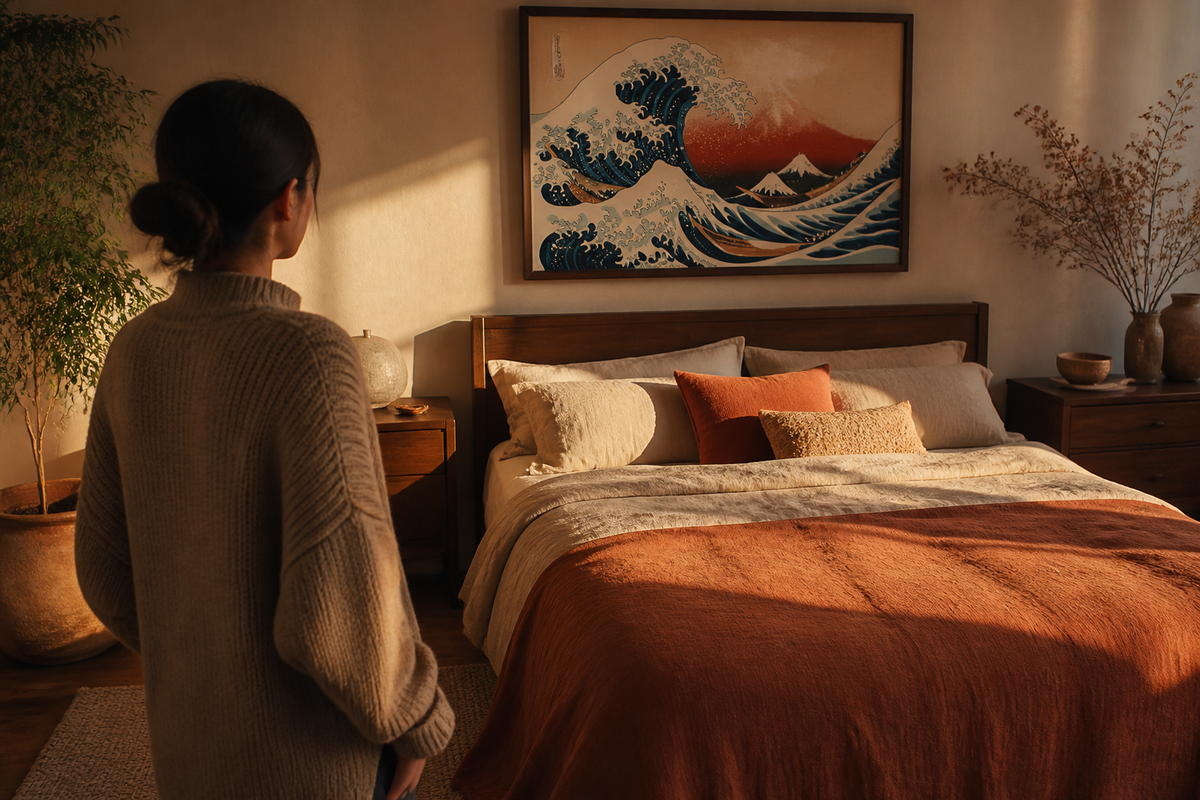 Japanese Art Prints for Bedroom Walls: A Style Guide