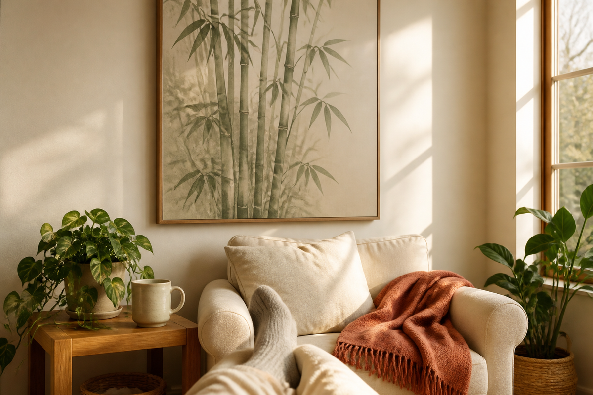 What Colours Work Best in a Bamboo Print? From Ink Black to Sage Green
