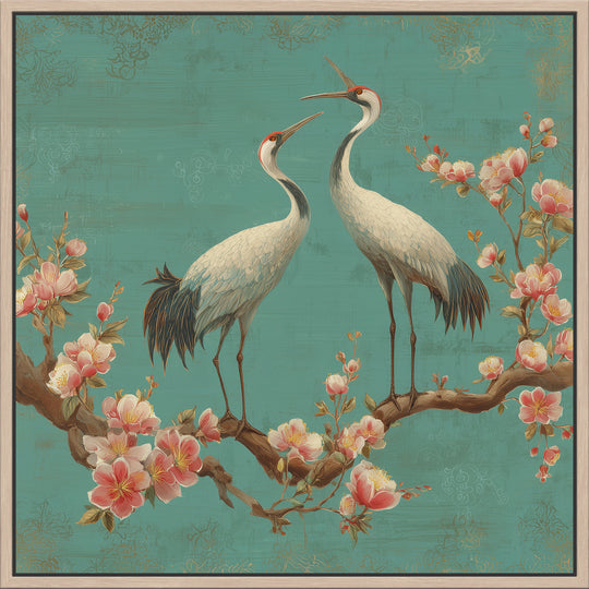 Crane Bird Canvas Print