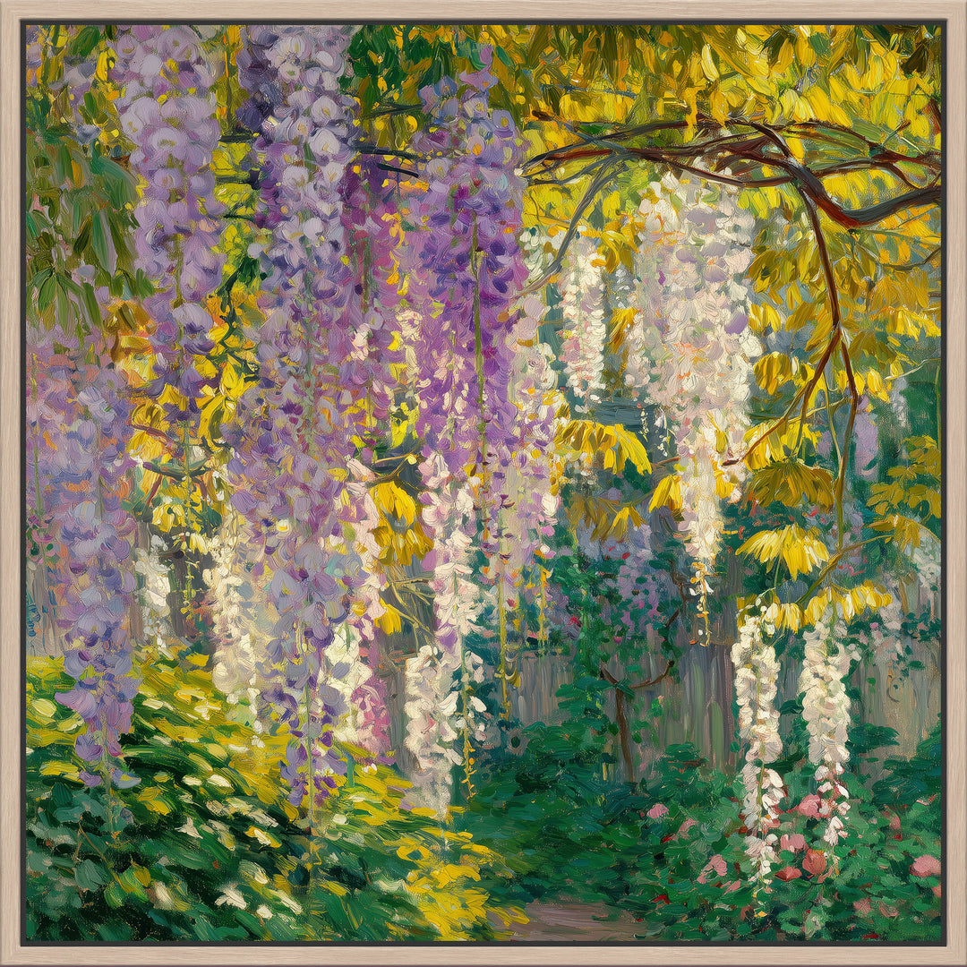 Wisteria Garden Canvas Print