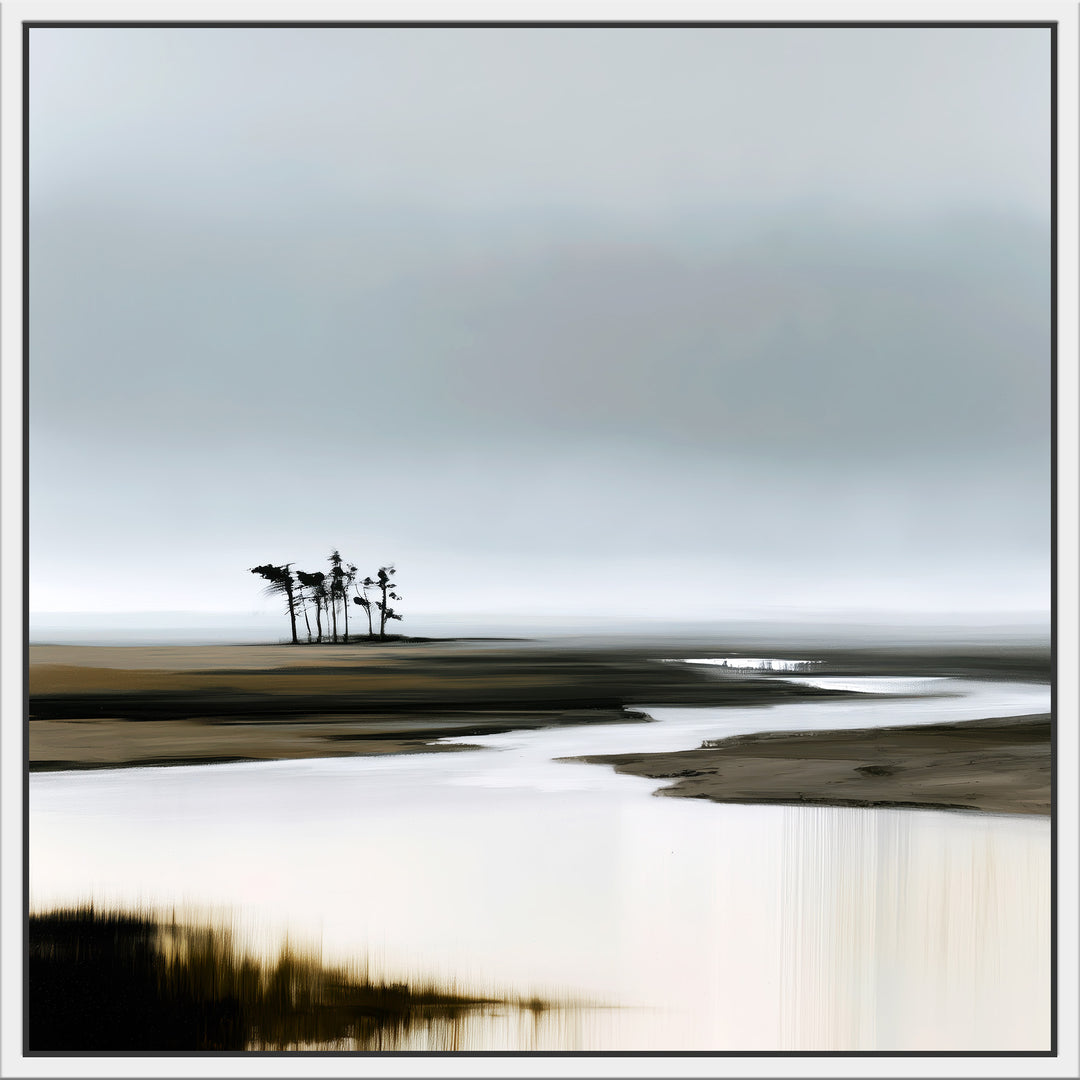 Large Minimalist Landscape Canvas Print