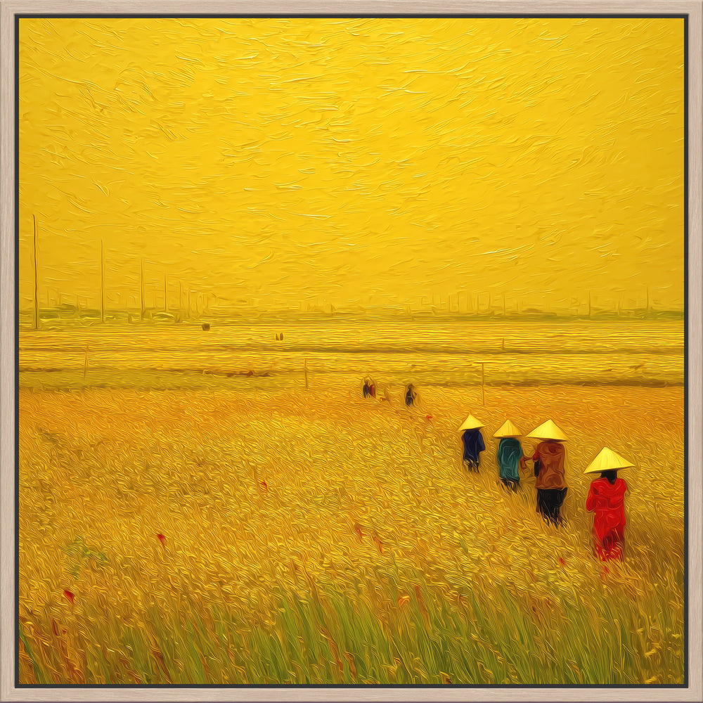 Yellow Field Canvas Print