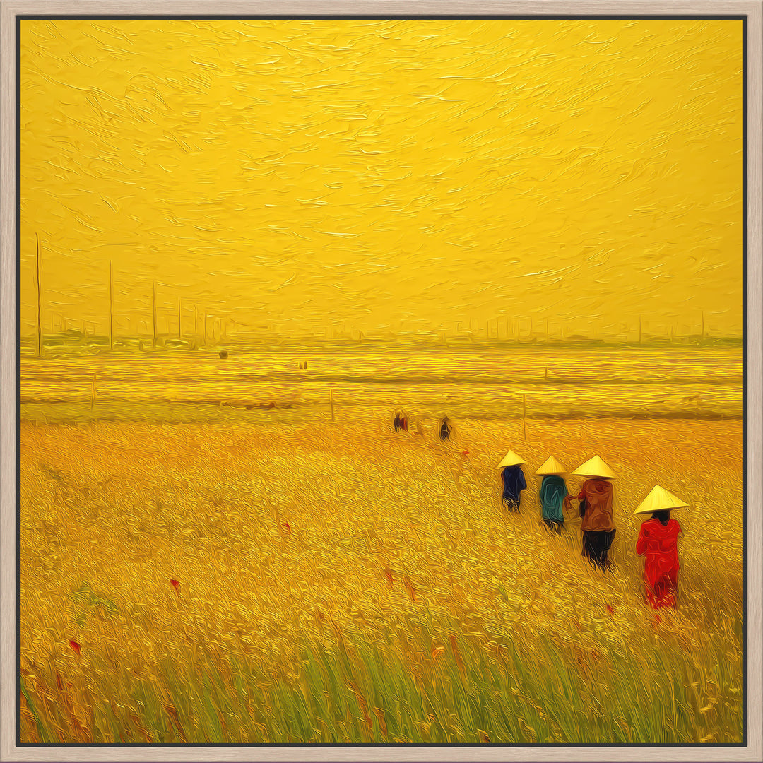 Yellow Field Canvas Print
