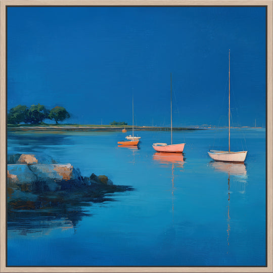 Sailboat Harbor Canvas Print