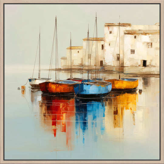 Coastal Harbour Canvas Print