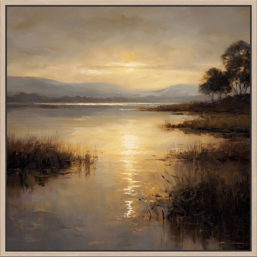 Sunset Lake Scene