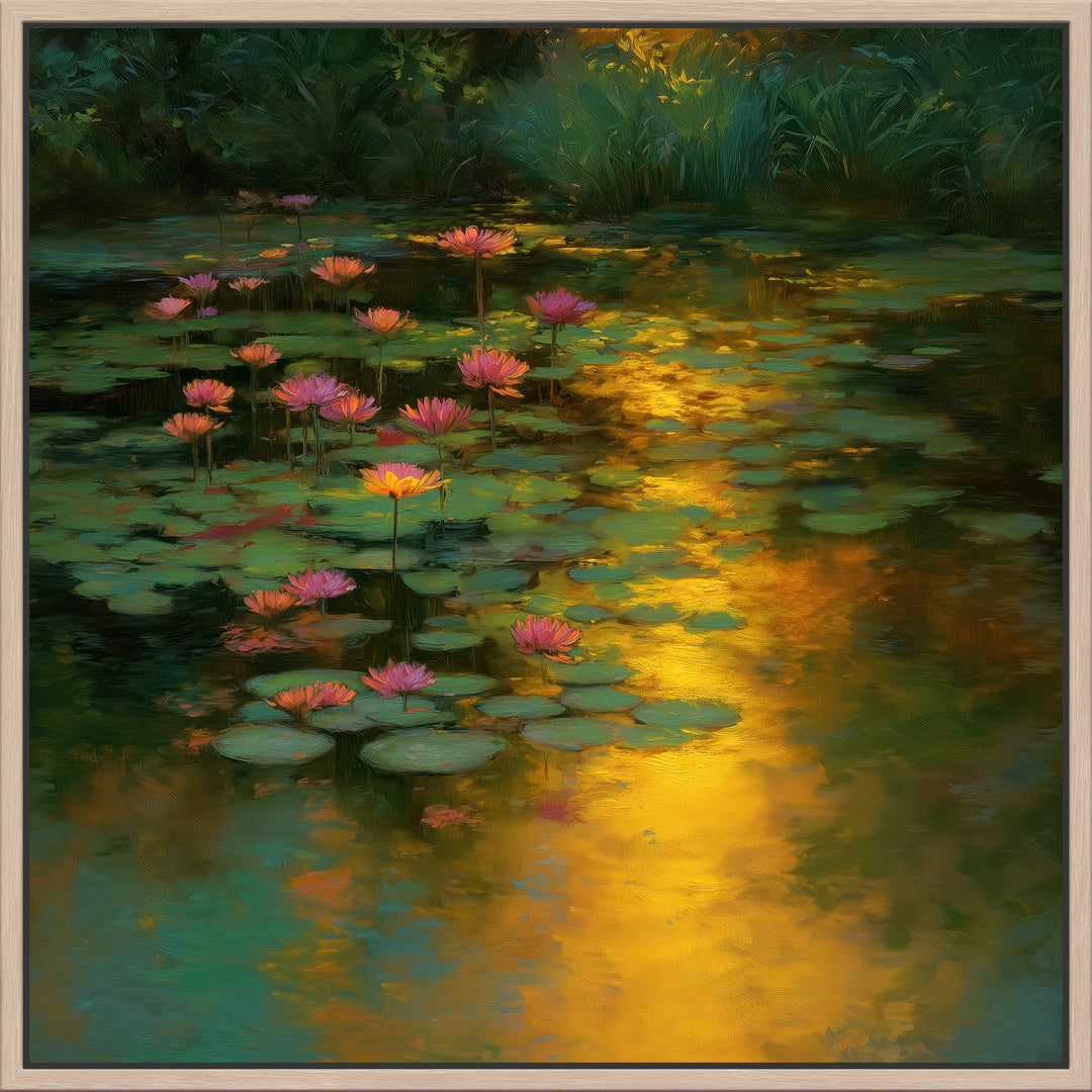 Lotus Pond Canvas Print