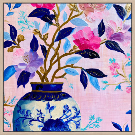 Large Floral Canvas Print