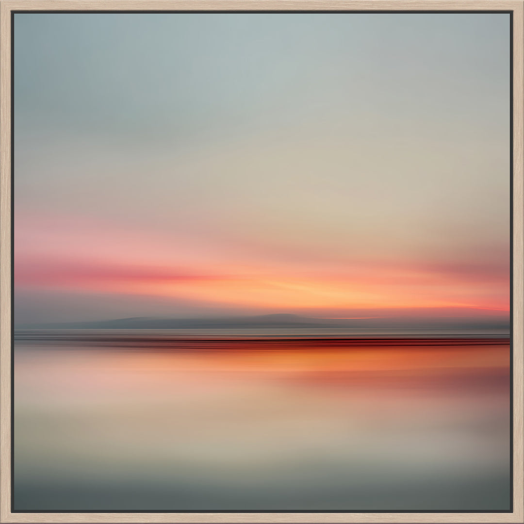 Minimal Abstract Sunset Canvas Print