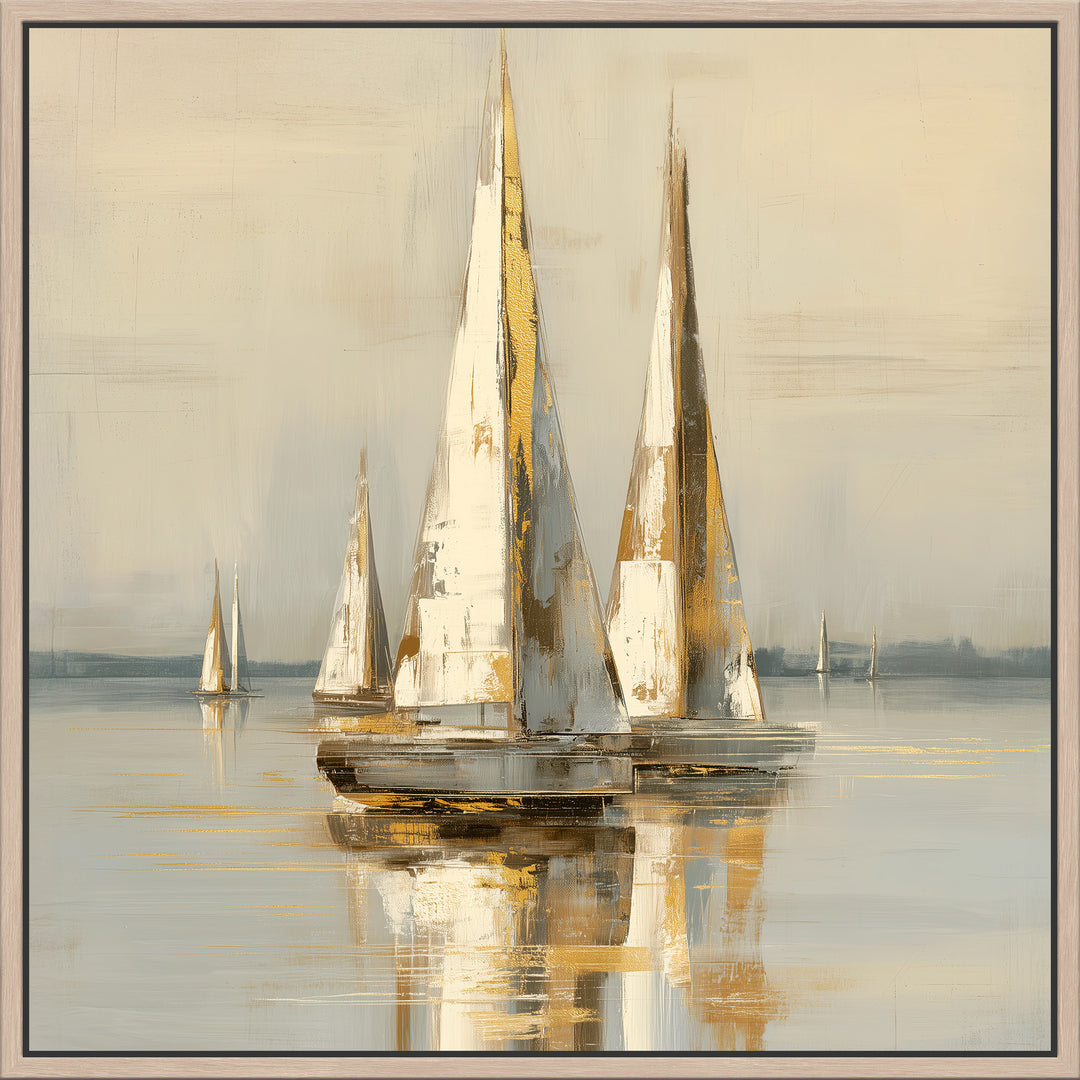 Sailboat Coastal Canvas Print