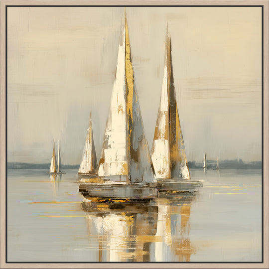 Sailboat Coastal Canvas Print