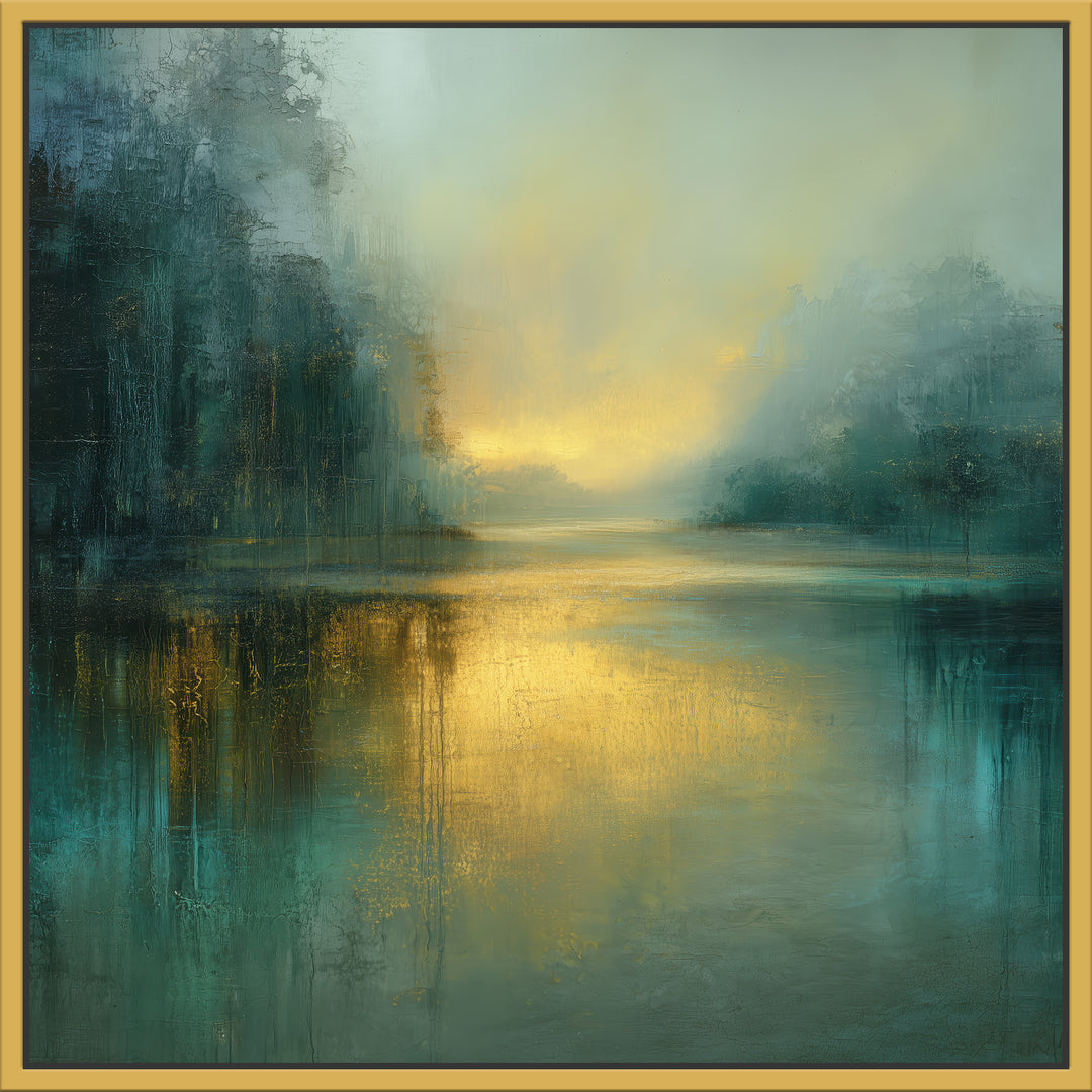 Sunrise Lake Scene