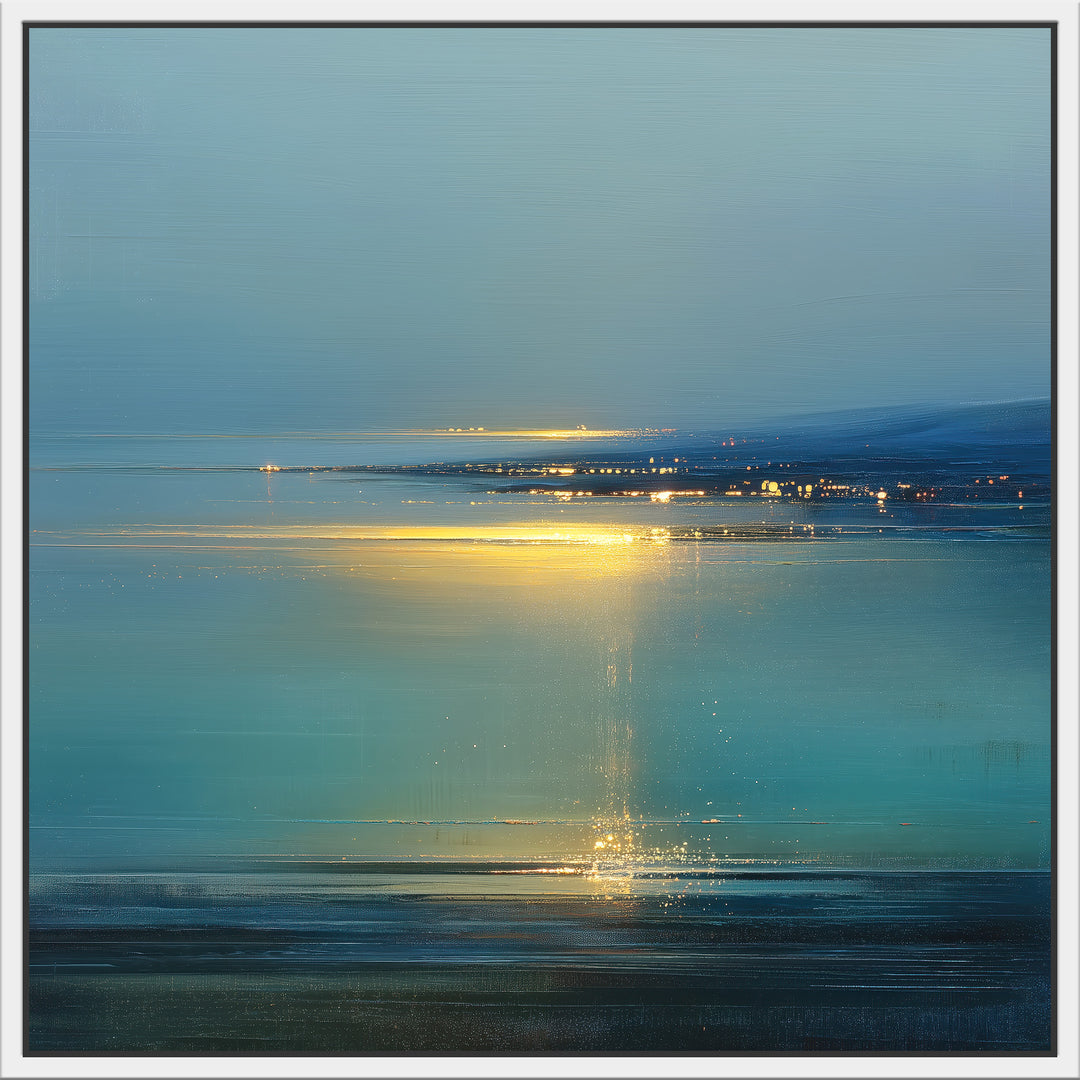 Teal Seascape Canvas Print
