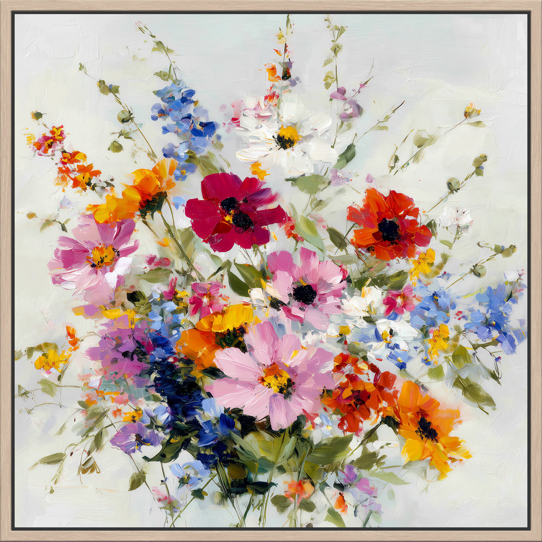 Colorful Wildflower Canvas Print