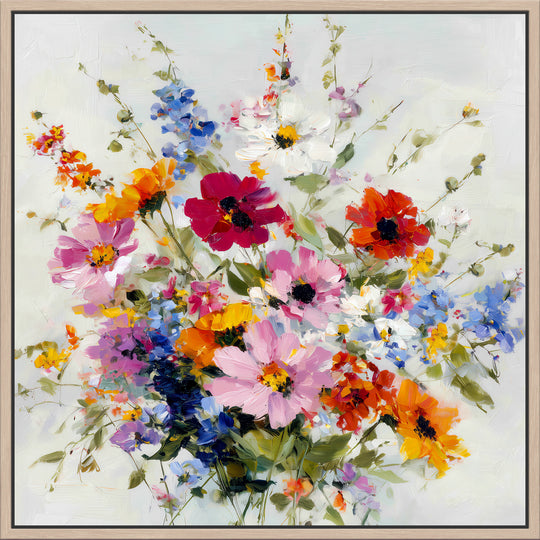Colorful Wildflower Canvas Print