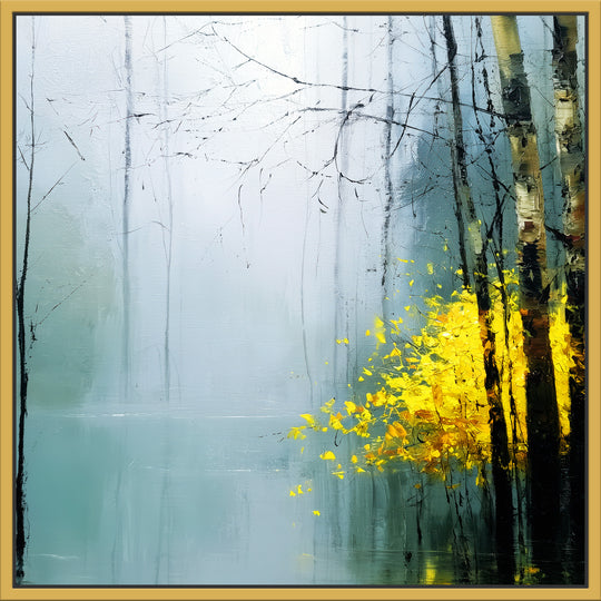 Large Birch Forest Canvas Print
