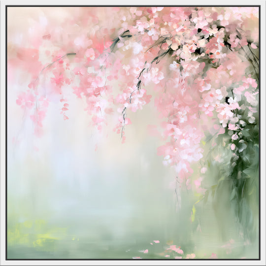 Pink Floral Wall Art