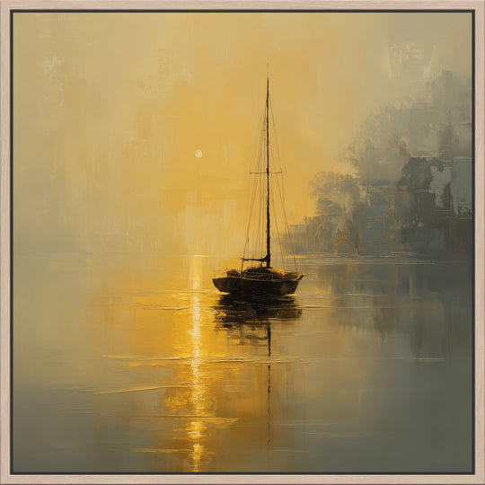 Sailboat Sunset Canvas Print