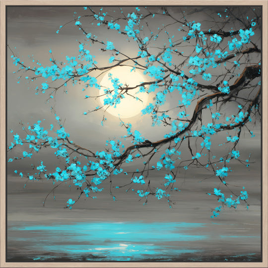 Turquoise Blossom Canvas Print