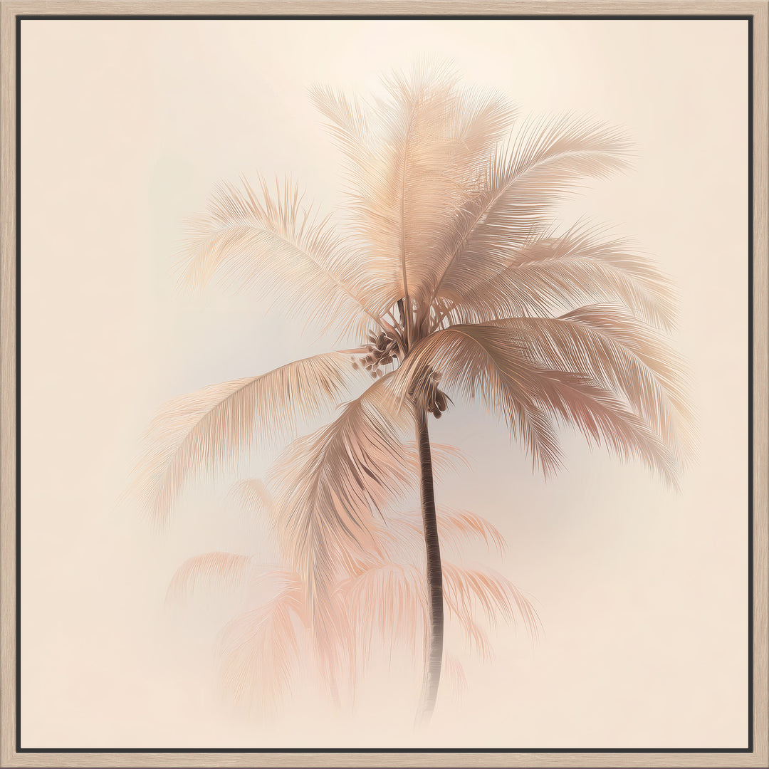 Minimal Palm Tree Canvas Print