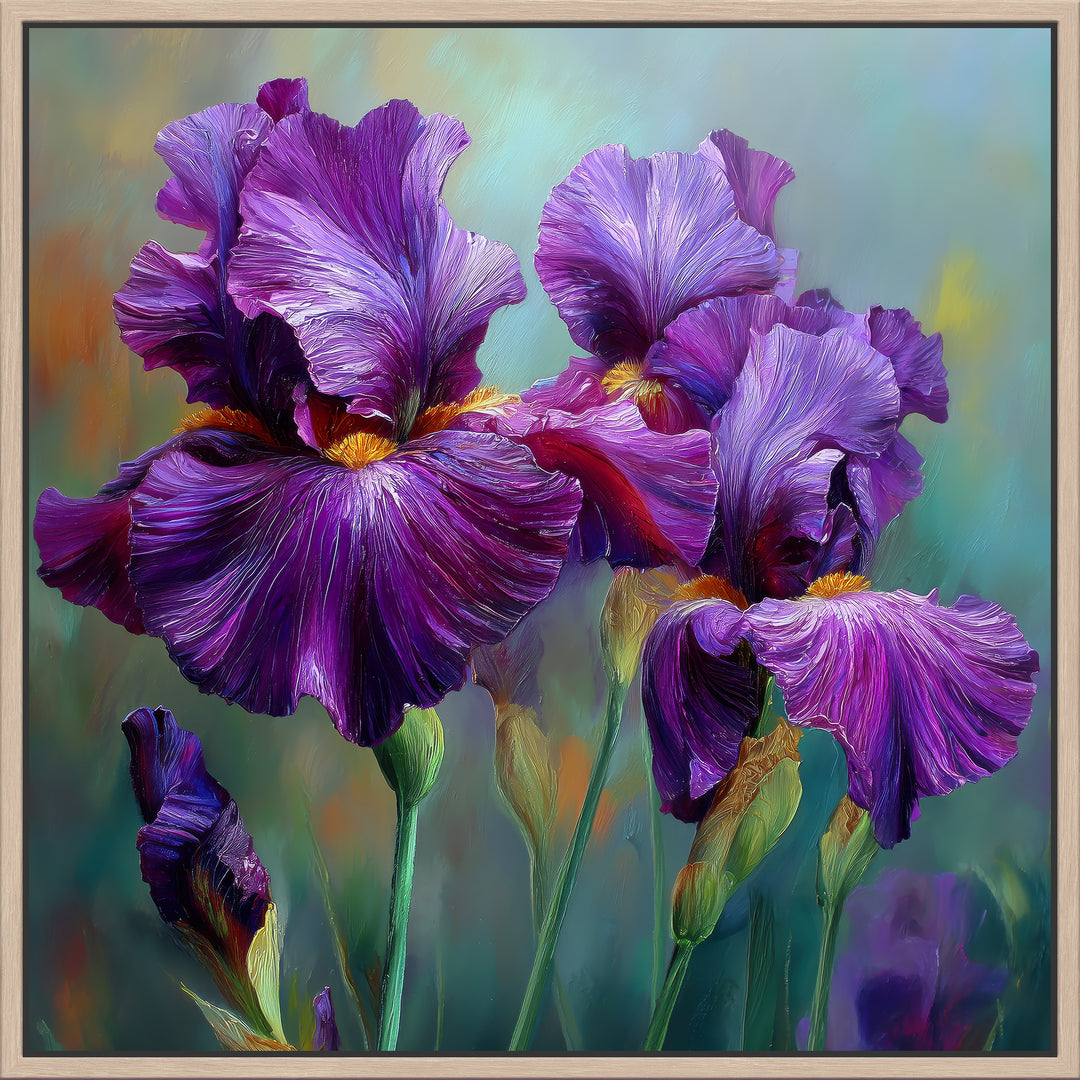 Purple Iris Canvas Print