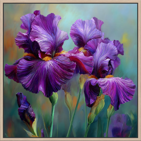 Purple Iris Canvas Print