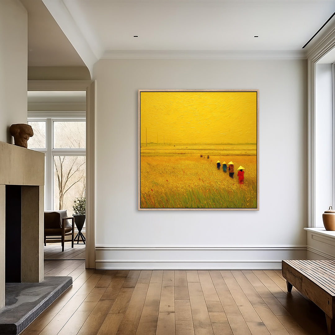 Yellow Field Canvas Print
