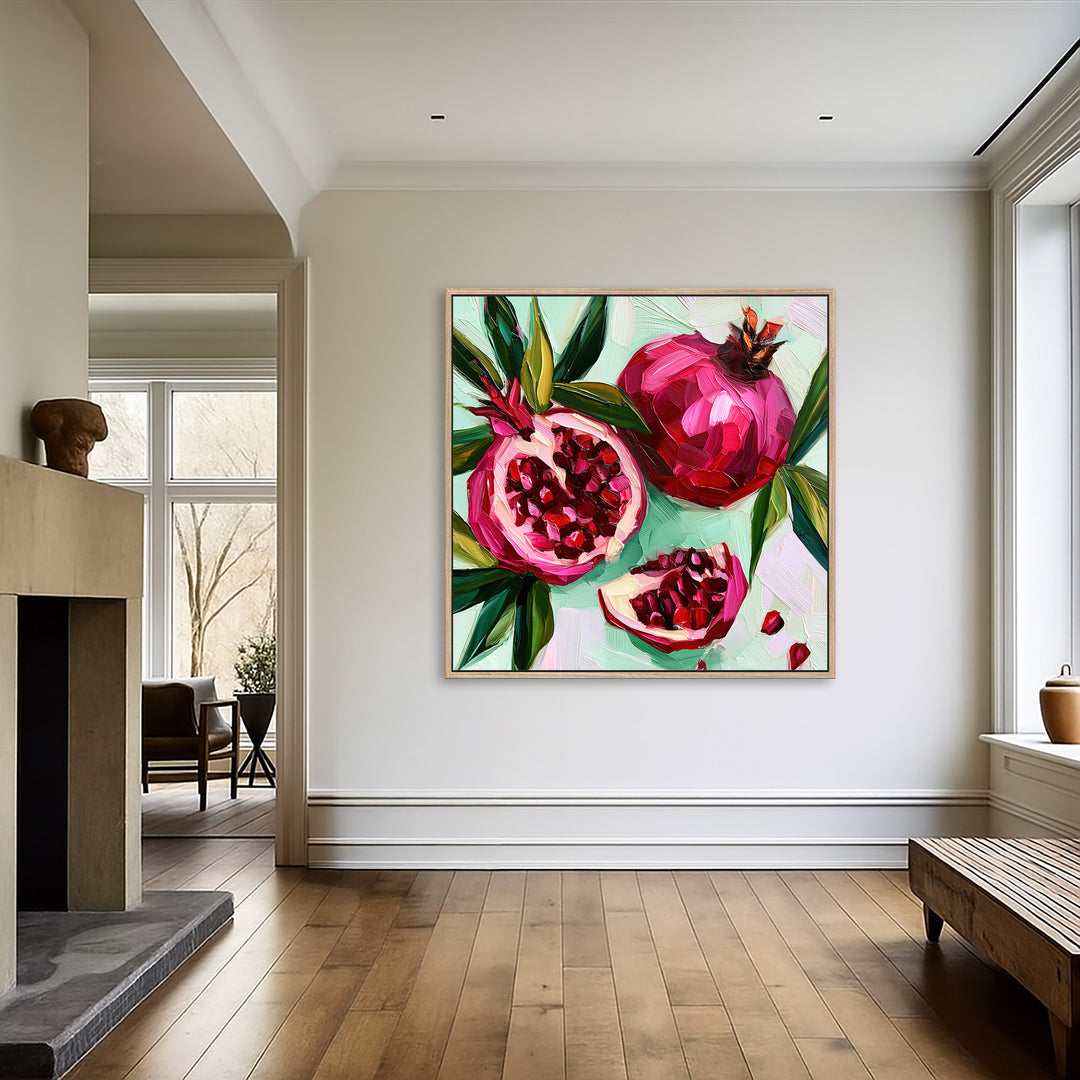 Large Pomegranate Canvas Print