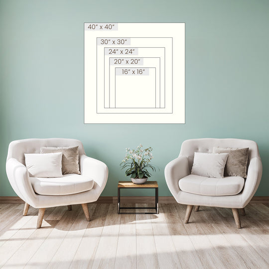 Large Yellow Floral Canvas Print