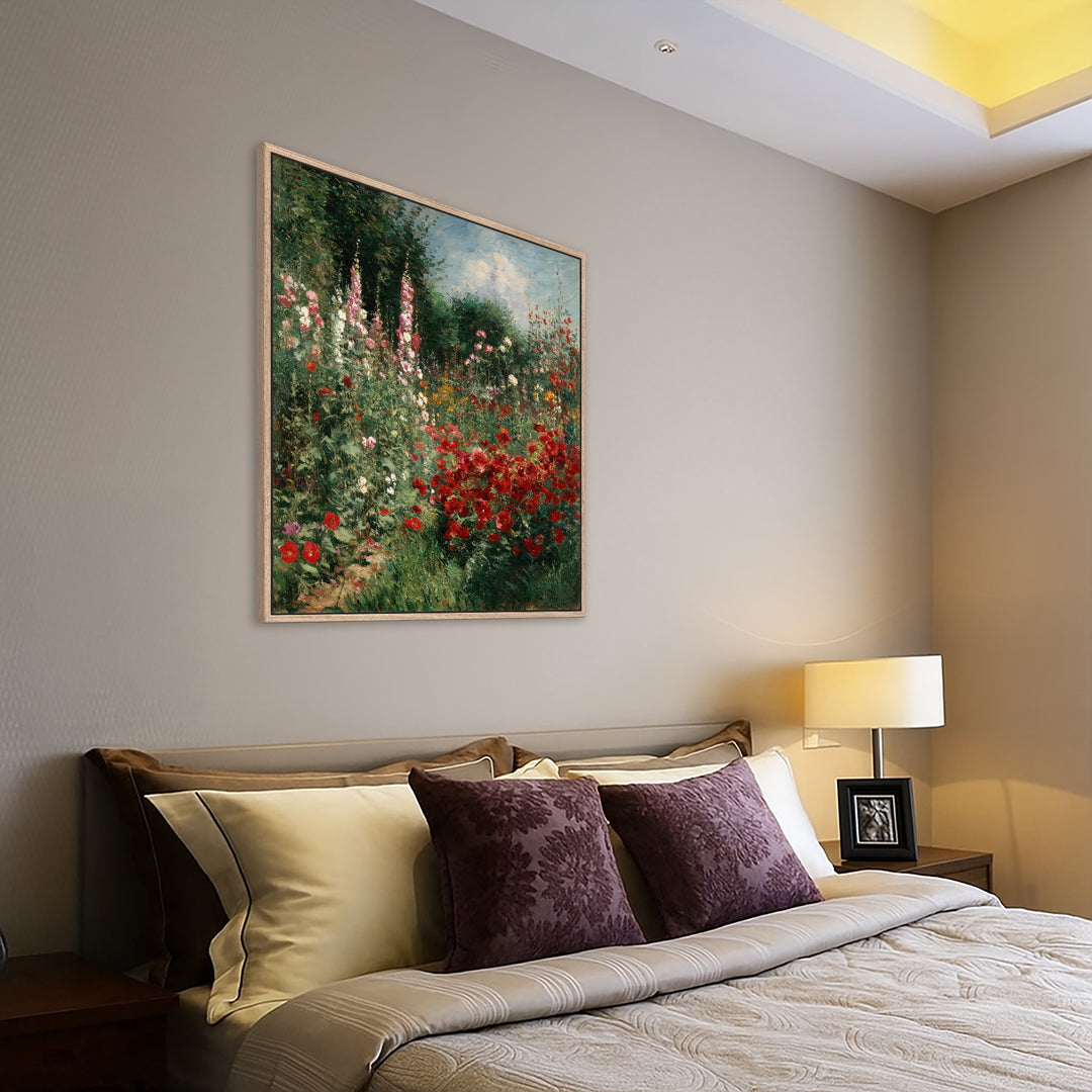 Impressionist Garden Canvas Print