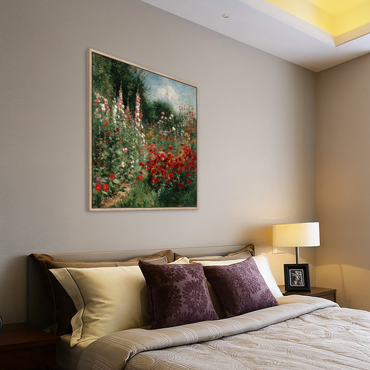 Impressionist Garden Canvas Print