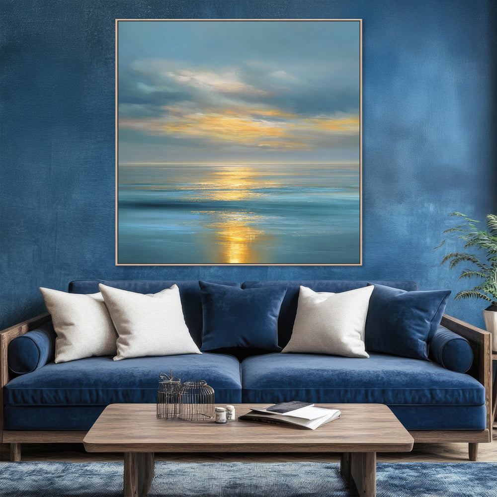Blue Sky Canvas Seascape