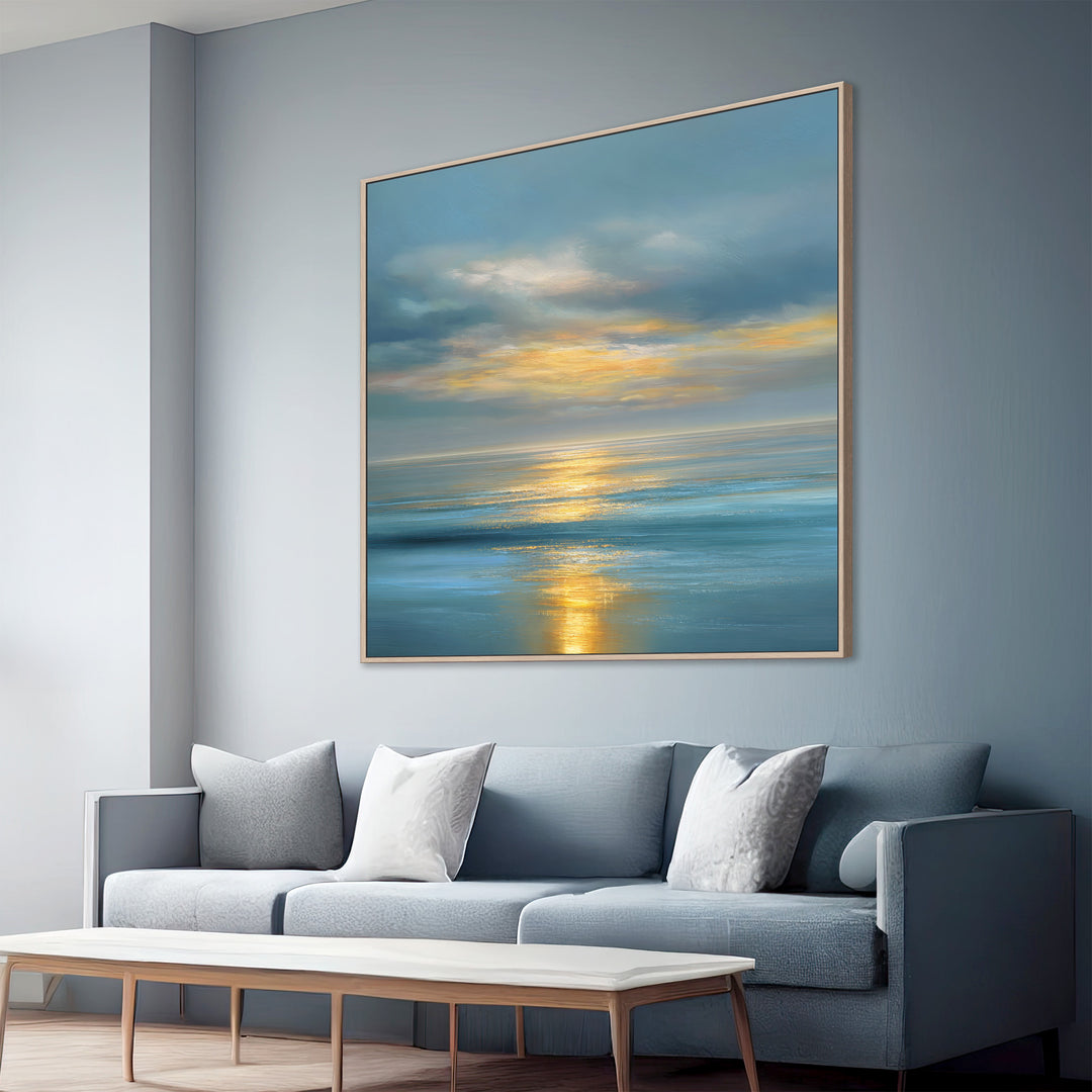 Blue Sky Canvas Seascape