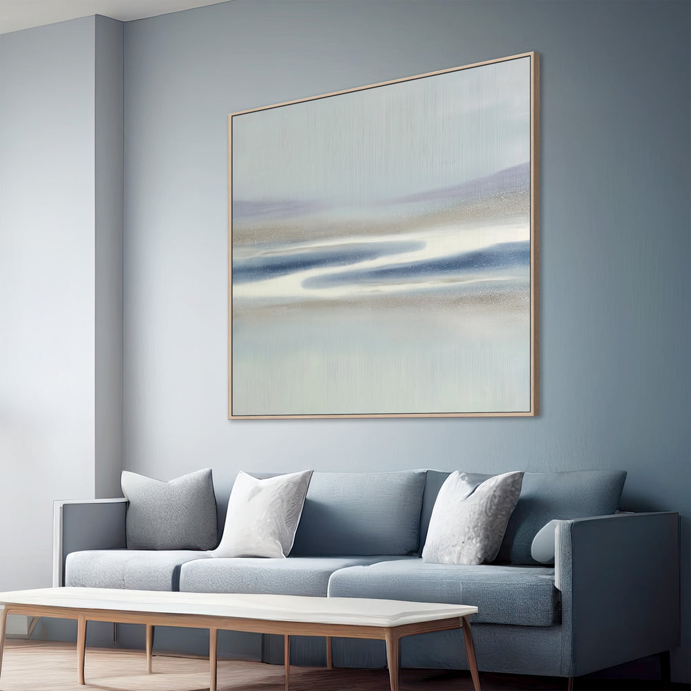 Abstract Coastal Landscape Canvas Print