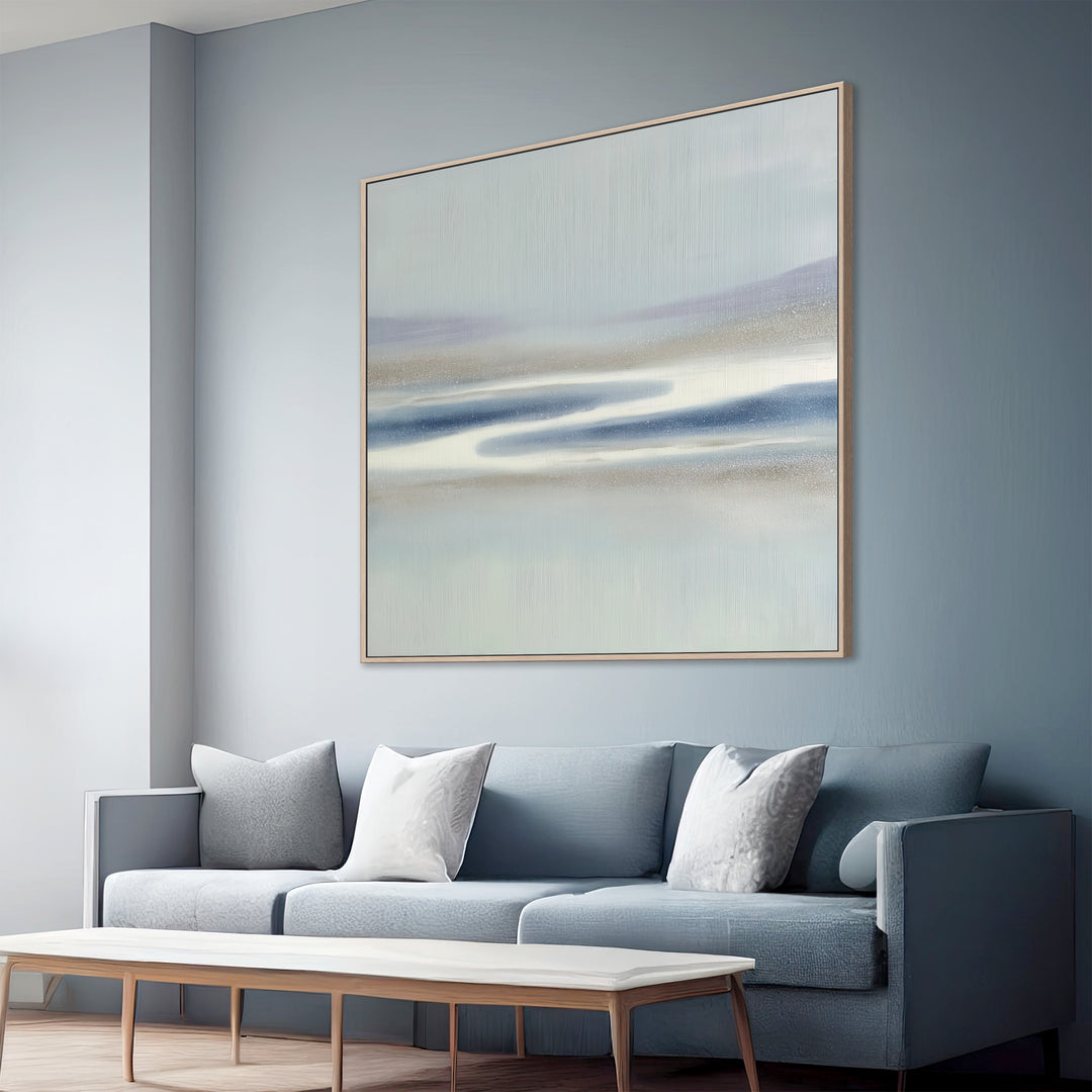 Abstract Coastal Landscape Canvas Print
