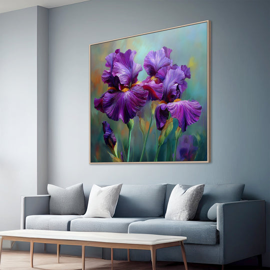 Purple Iris Canvas Print